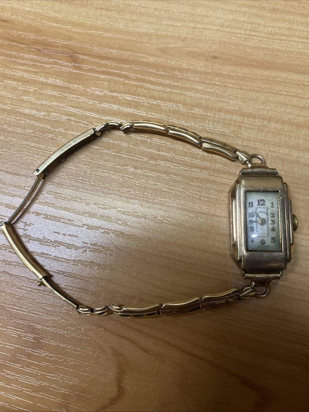 Antique 120-12K Gold Filled Seeland Swiss Made Women’s Wristwatch